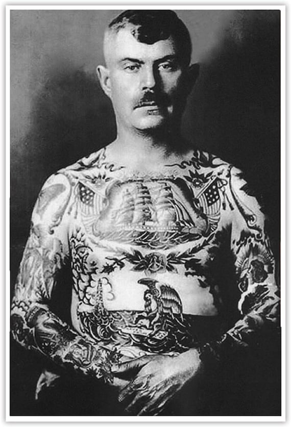 TATTOOED SAILOR Traditional Tattoo Print | Americana Tattoo
