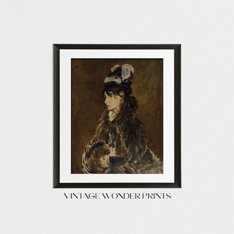 Vintage Woman Portrait Berthe Morisot Printable Vintage Etsy vintage-woman-portrait-berthe-morisot-printable-vintage-etsy