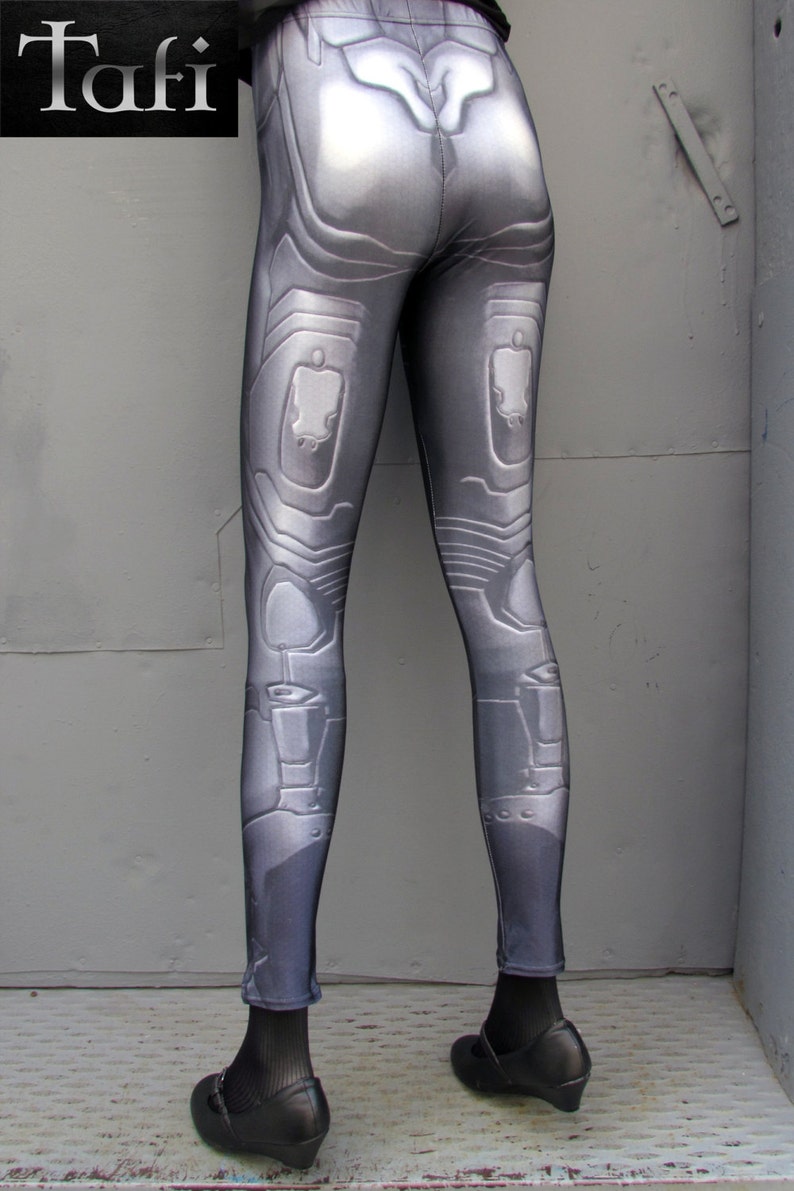 TAFI Halo Suit Leggings Sci-Fi Body Armor Undersuit Video Game-inspired Costume Yoga Pants Galaxy CosPlay Print