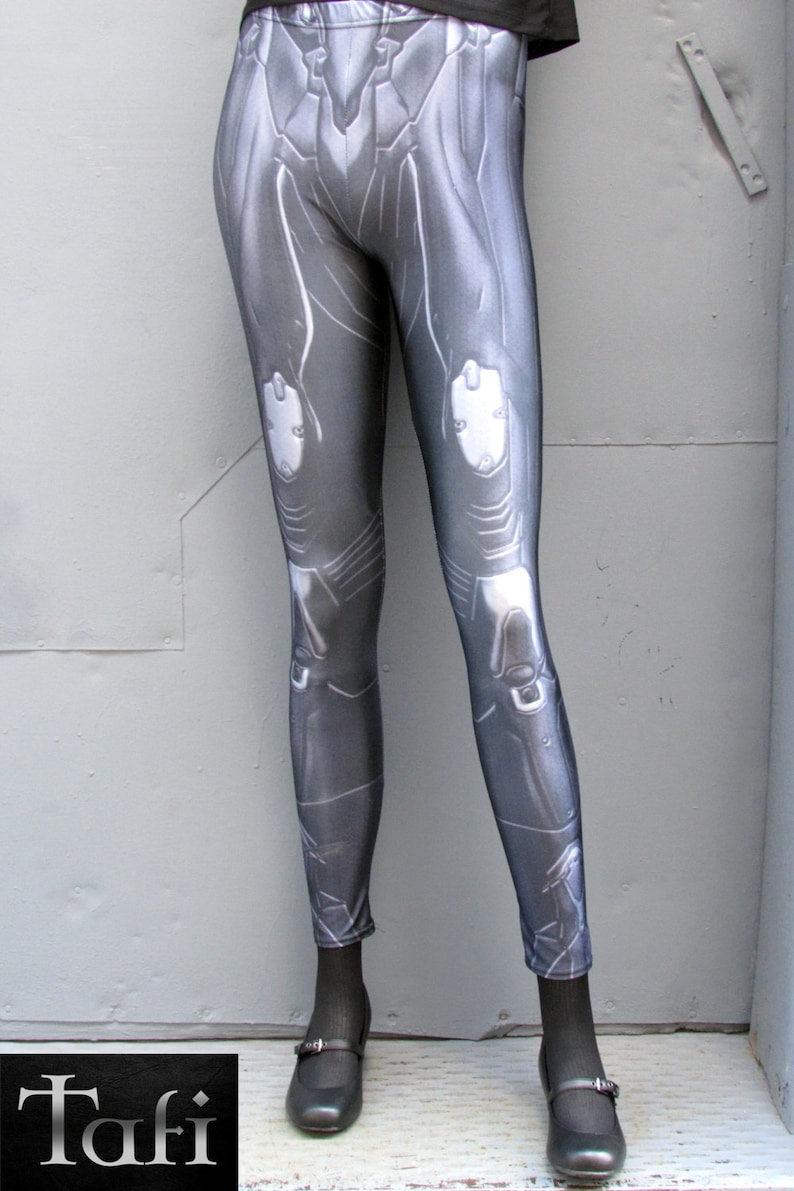 TAFI Halo Suit Leggings Sci-Fi Body Armor Undersuit Video Game-inspired Costume Yoga Pants Galaxy CosPlay Print