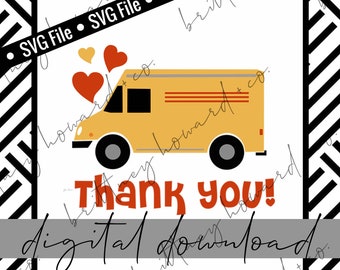 Download Ups Truck Svg File Etsy