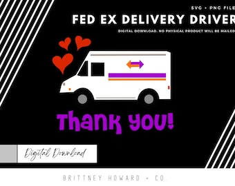 FedEx Truck SVG y PNG Cortar/Imprimir Archivo