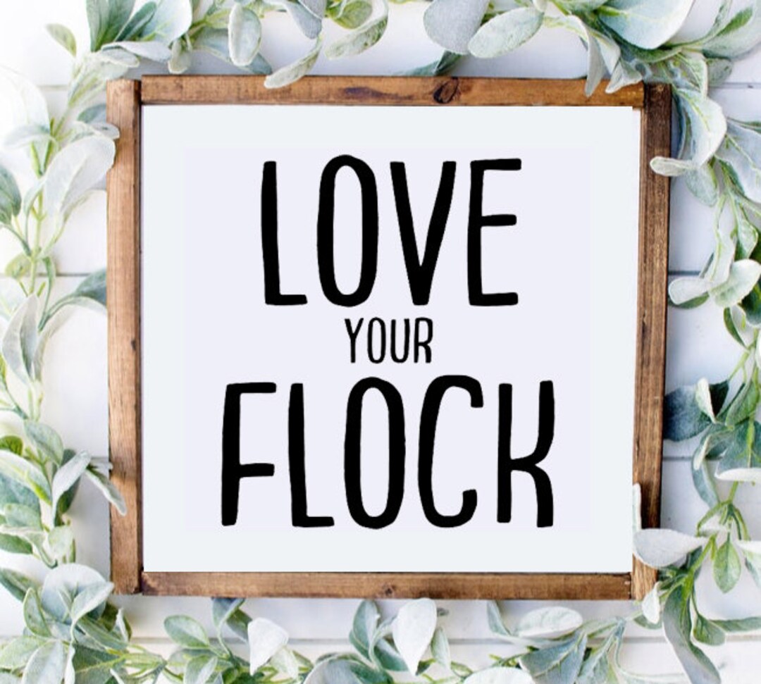 Coming Back Soon Love Your Flock Sign - Etsy