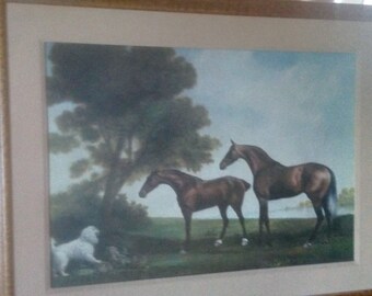 Canvas Paper A4 or A3 Matt HOUND COURSING A STAG by George Stubbs Glossy