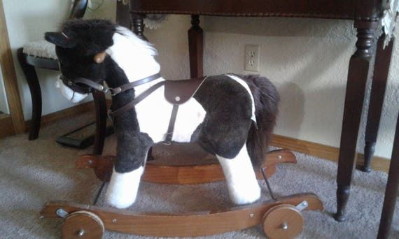 chrisha playful plush horse