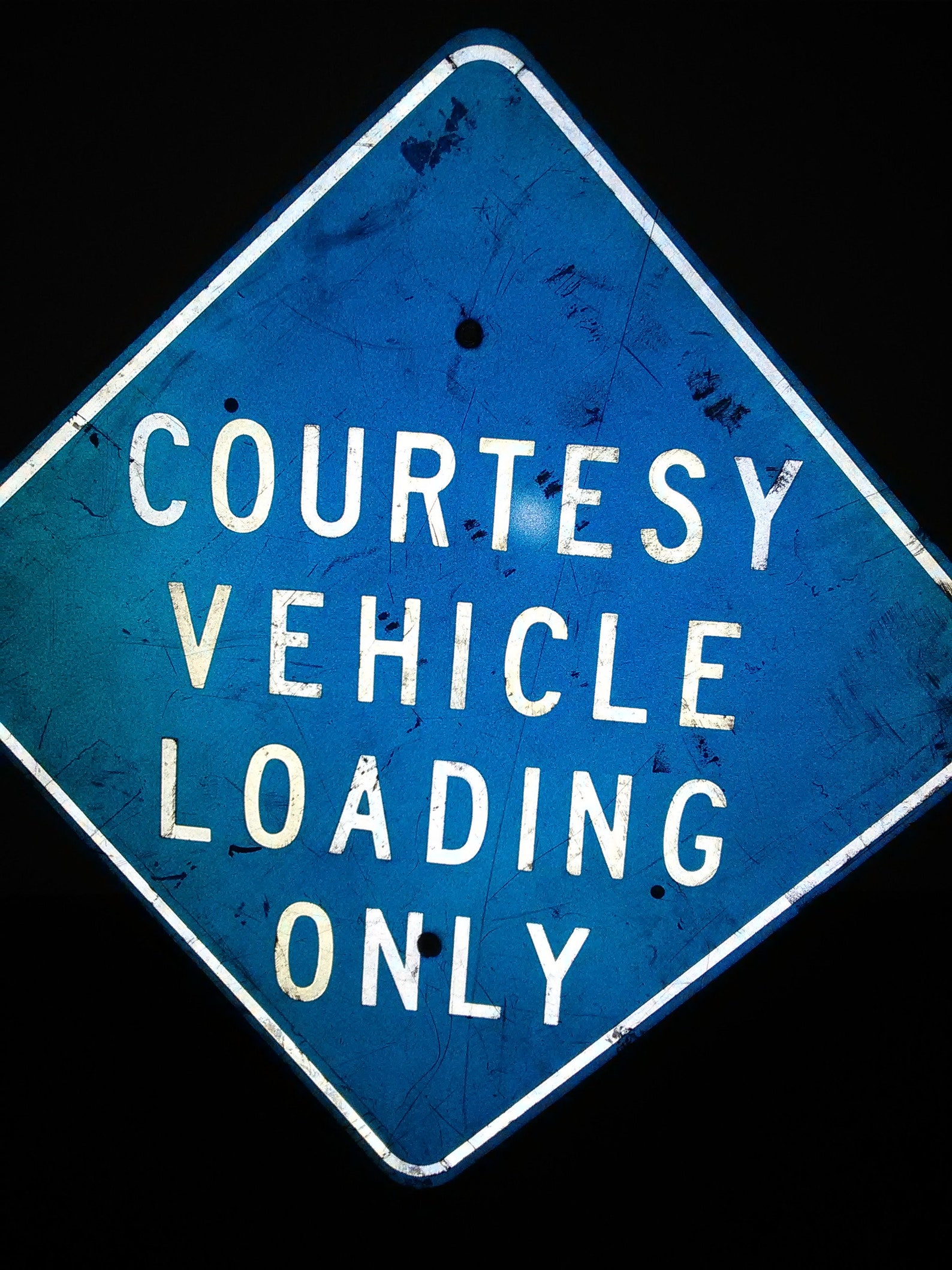 Vintage Courtesy Only Metal Sign/ Phoenix Arizona Etsy