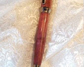 Gunmetal Concava Pen with Purple Heart Exotic Wood from Central and South America