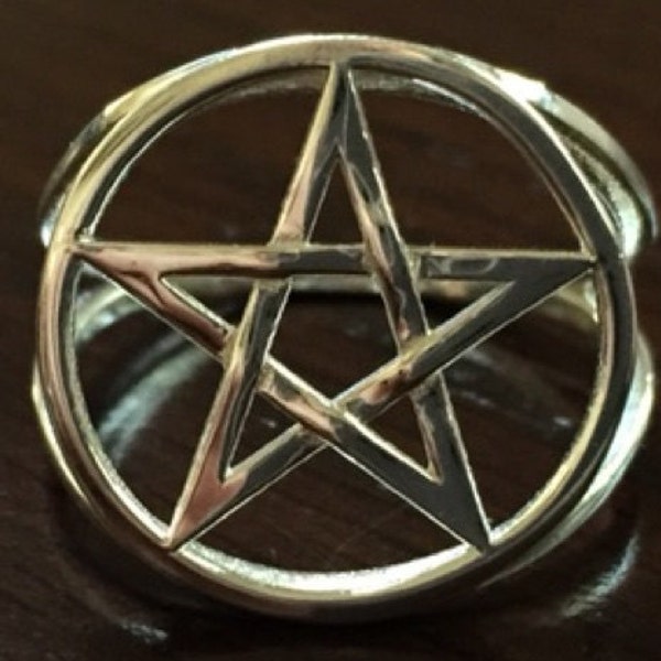 Pentacle ring - braided