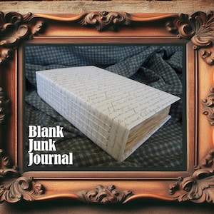 Blank Junk Journal with 90 Blank Pages