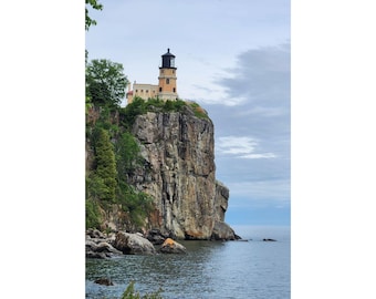 Split Rock Lighthouse Matte Vertical Poster, Home Decor, Office Decor, Makes a great Gift.