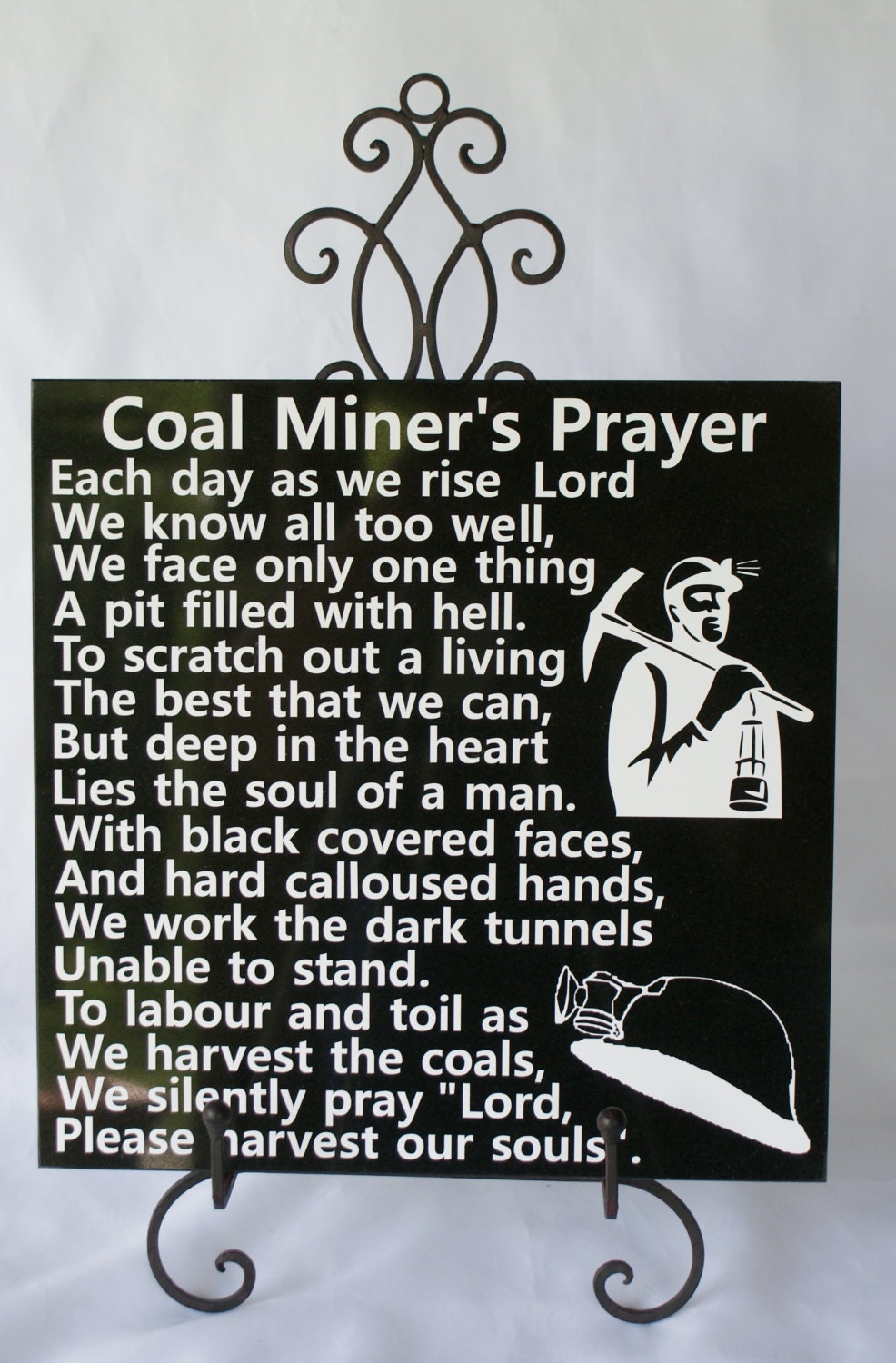 COAL MINER'S PRAYER Miner Hillbilly Proud High Coal Etsy