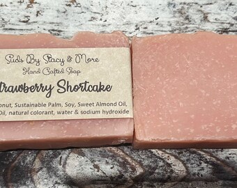 Strawberry Cheesecake Homemade Soap