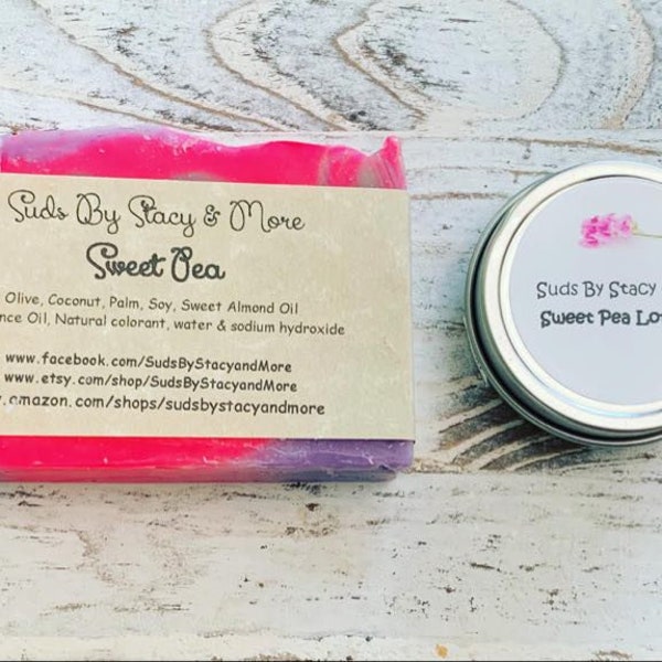 Sweet Pea Soap & Lotion Bar