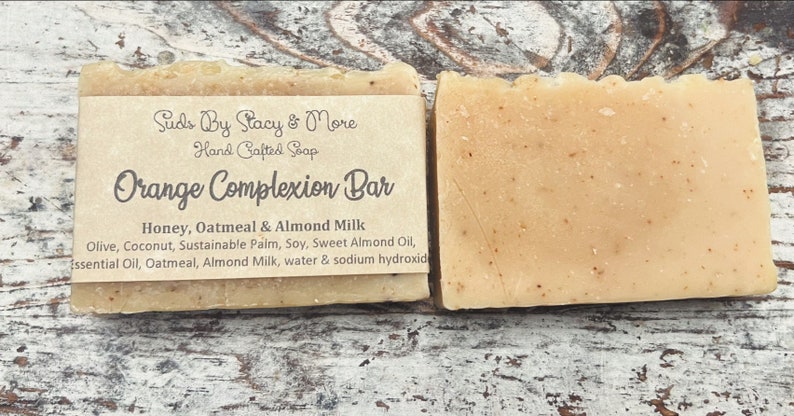 Complexion Bar Orange Honey Oatmeal and Almond Milk image 1