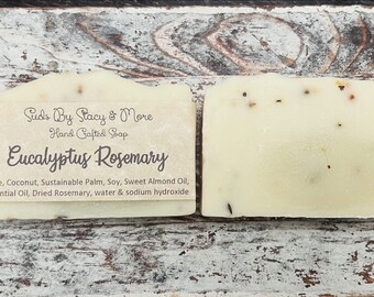 Eucalyptus Rosemary - Homemade Cold Process Soap