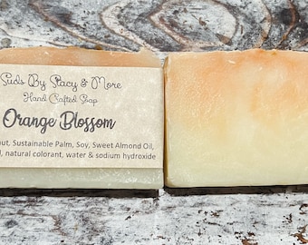 Orange Blossom Homemade Cold Processed Soap