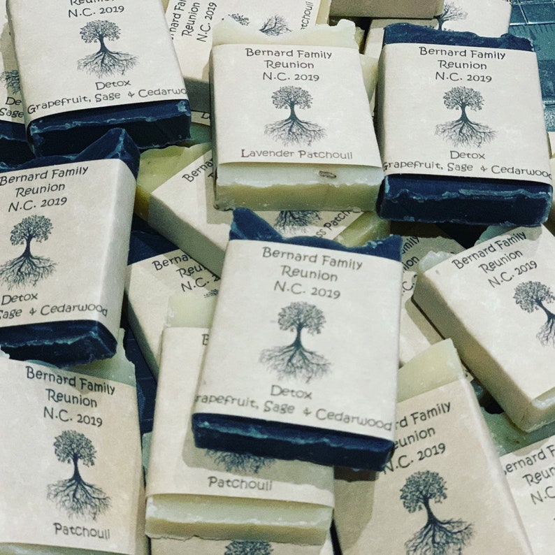 40 Pack Sampler of All Natural Homemade Soap custom Labels on | Etsy