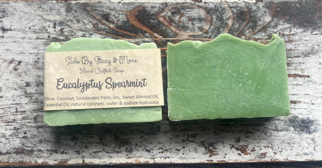 Eucalyptus Spearmint - Homemade Cold Process Soap - Etsy