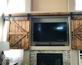 interior barn doors for homes luxury barn tv hide barn door set rustic sliding window interior cover cabinet farmhouse door etsy interior barn doors for homes luxury barn tv hide barn door set rustic sliding window interior cover cabinet farmhouse door etsy