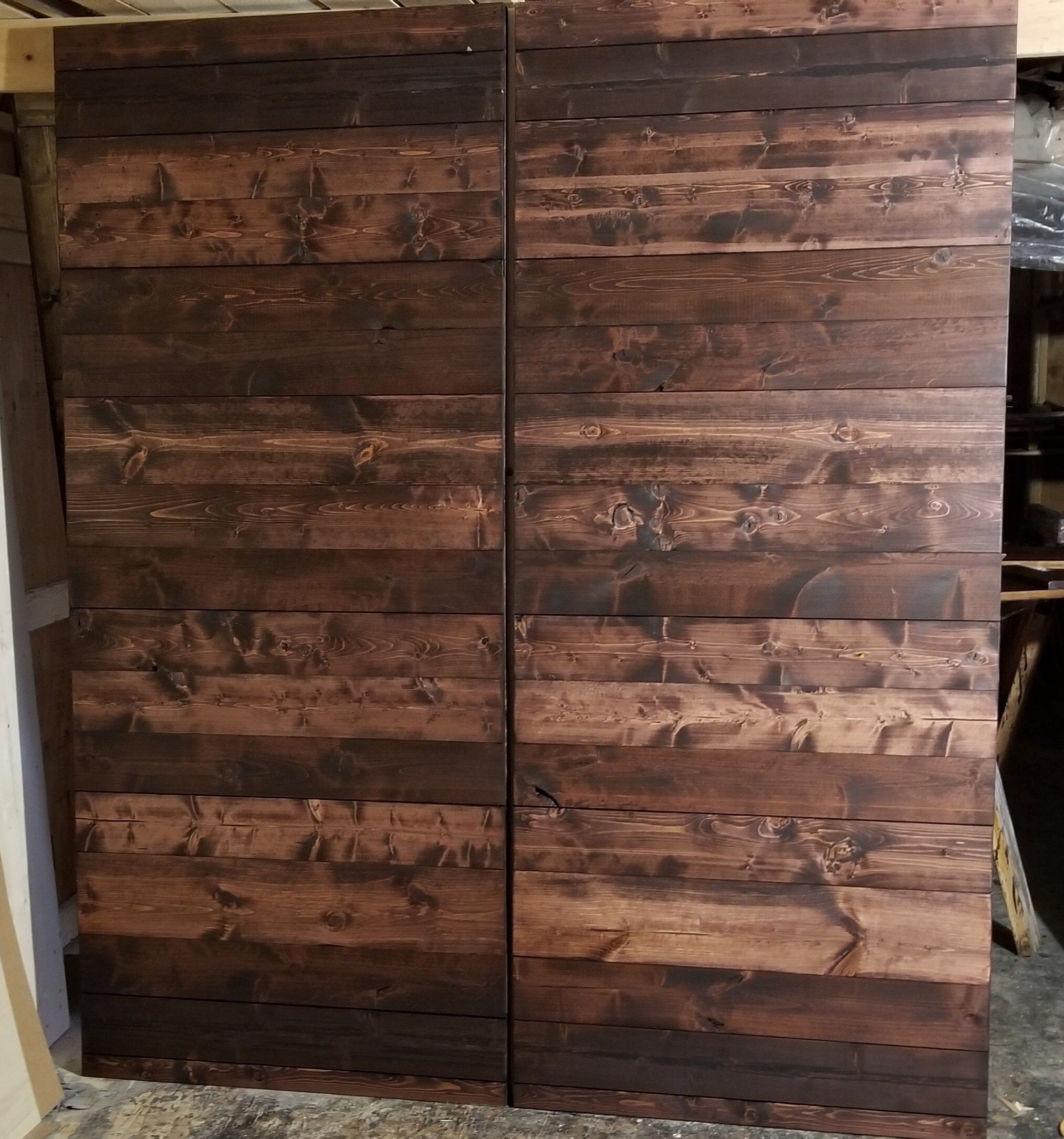 On Sale Horizontal Plank Barn Door Package Barn Doors