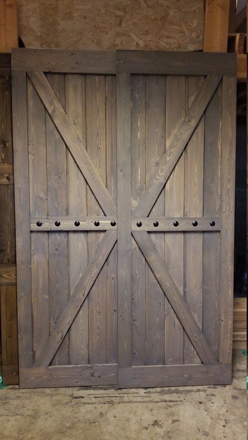 Double Bi Parting Barn Doors British Brace Barn Doors Etsy