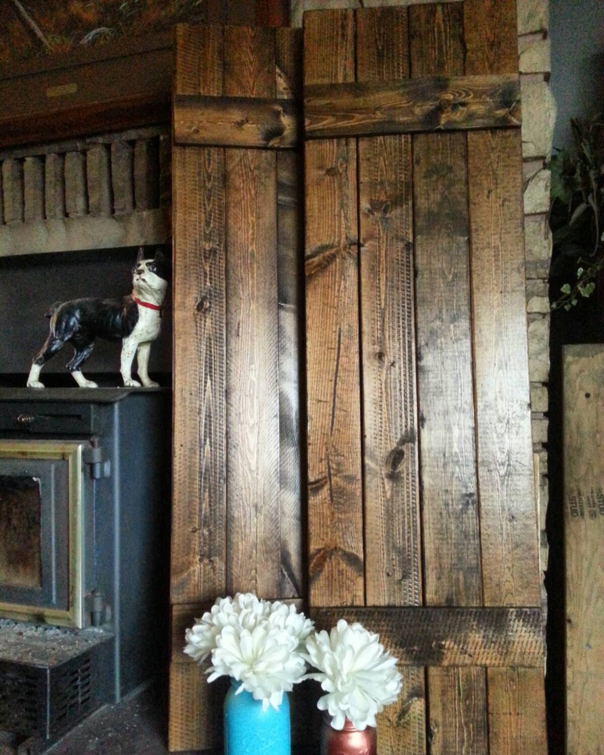Rustic Wood Shutters
