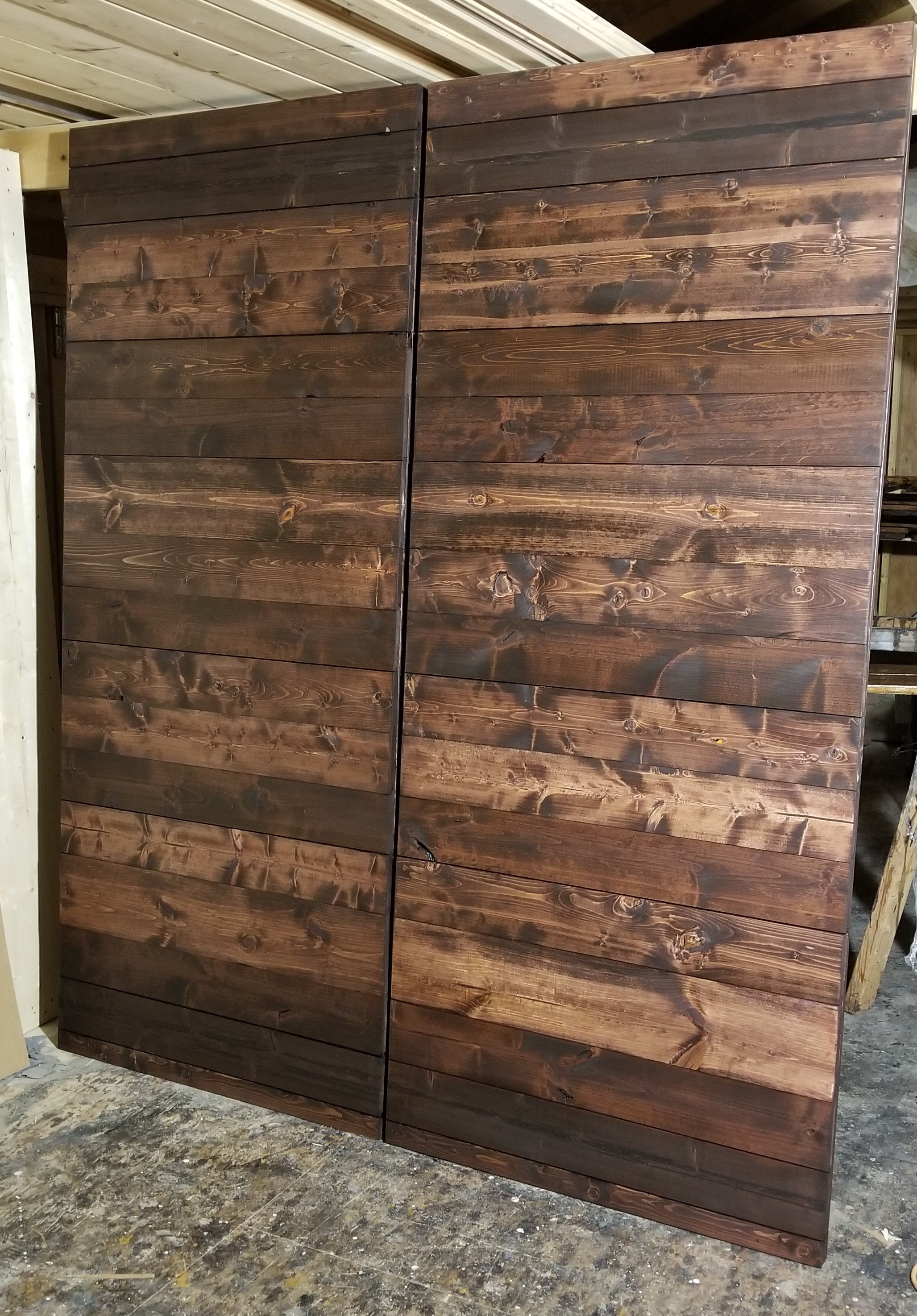 On Sale Horizontal Plank Barn Door Package Barn Doors