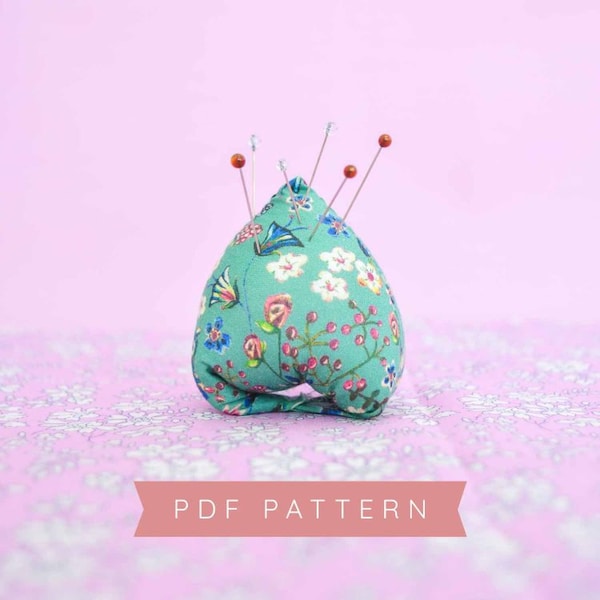 Liberty Finger Pin Cushion Pattern - PDF Pattern - Sew a quick, easy wearable pin cushion for practical access to your pins while stitching!