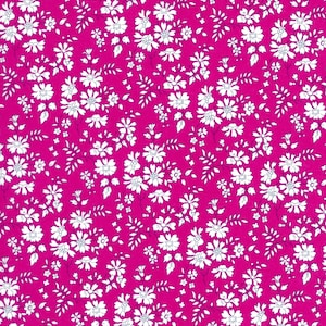Liberty Tana Lawn - CAPEL RASPBERRY, The Strawberry Thief 2020 Rainbow Bespoke Collection - Liberty Fabric, buy by the 25cm/meter