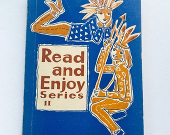Vintage book, My Read and Enjoy Series 2 1973, Riga, Latvia, Text boock for Latvian speakers