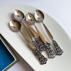 Vintage Spoons Set, Set of 6 Teaspoons in Original Box - Etsy
