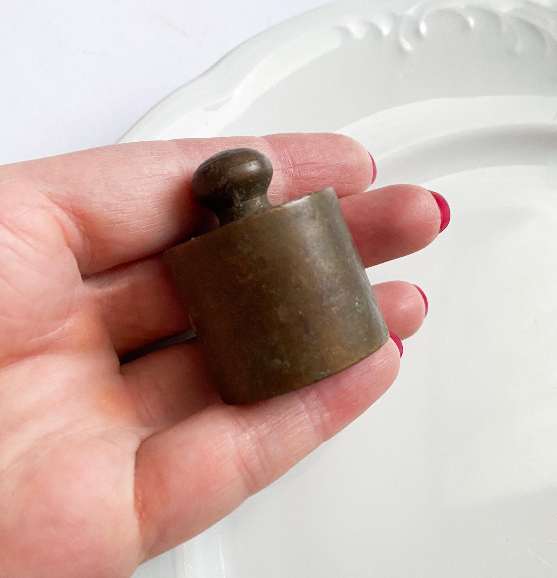 Antique, Vintage Balance Scale Weight, Solid Brass / Bronze, 200 G