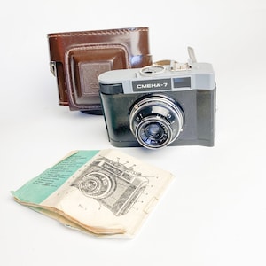Vintage Photo Camera Smena 7, 35mm film viewfinder Camera, LOMO, Retro style