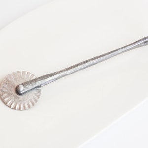 Vintage metal pastry cooking wheel for baking, kitchen accessories