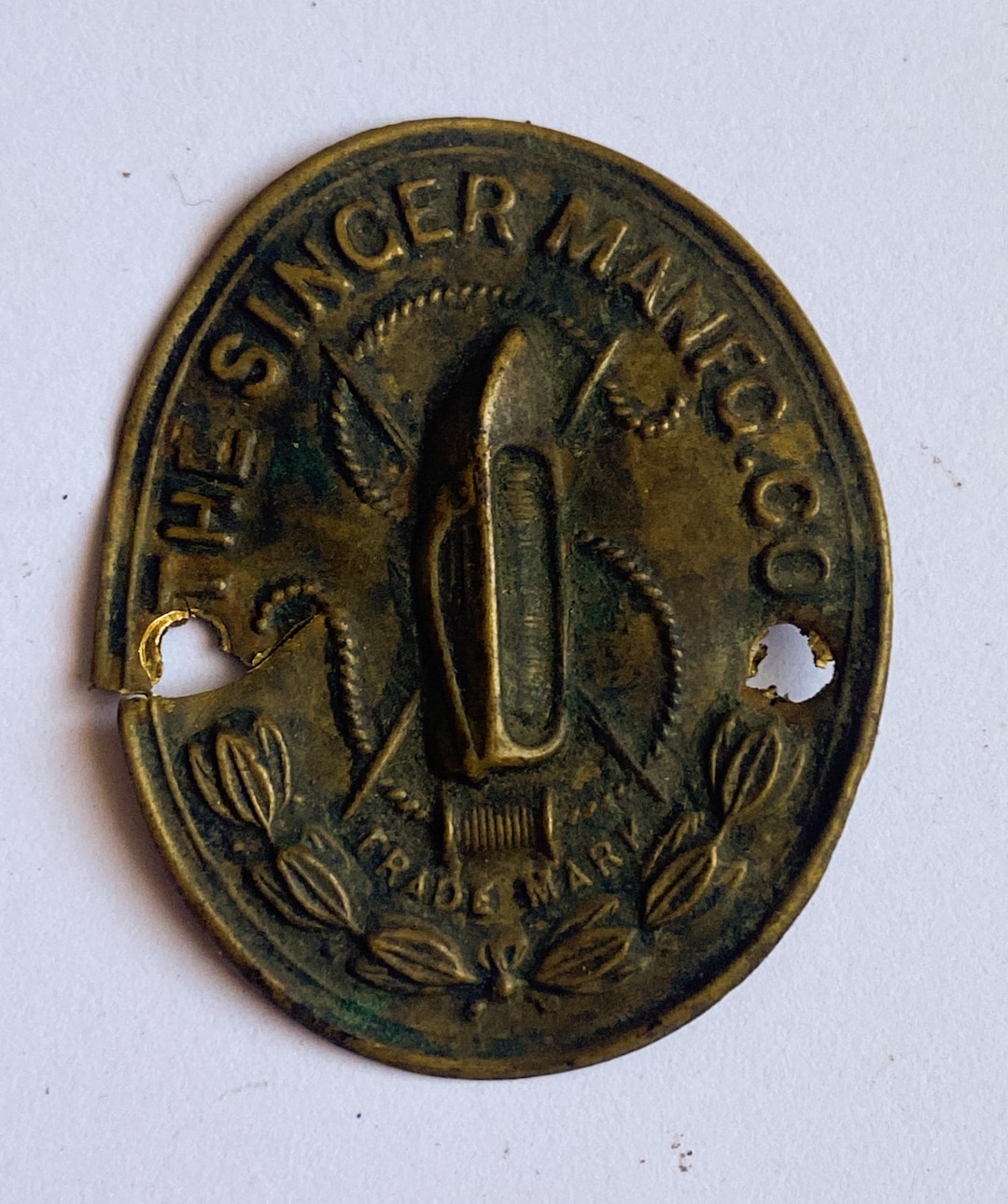 Vintage Singer Trade Mark Brass Tag Early 1900s Sewing Machine Badge - Etsy