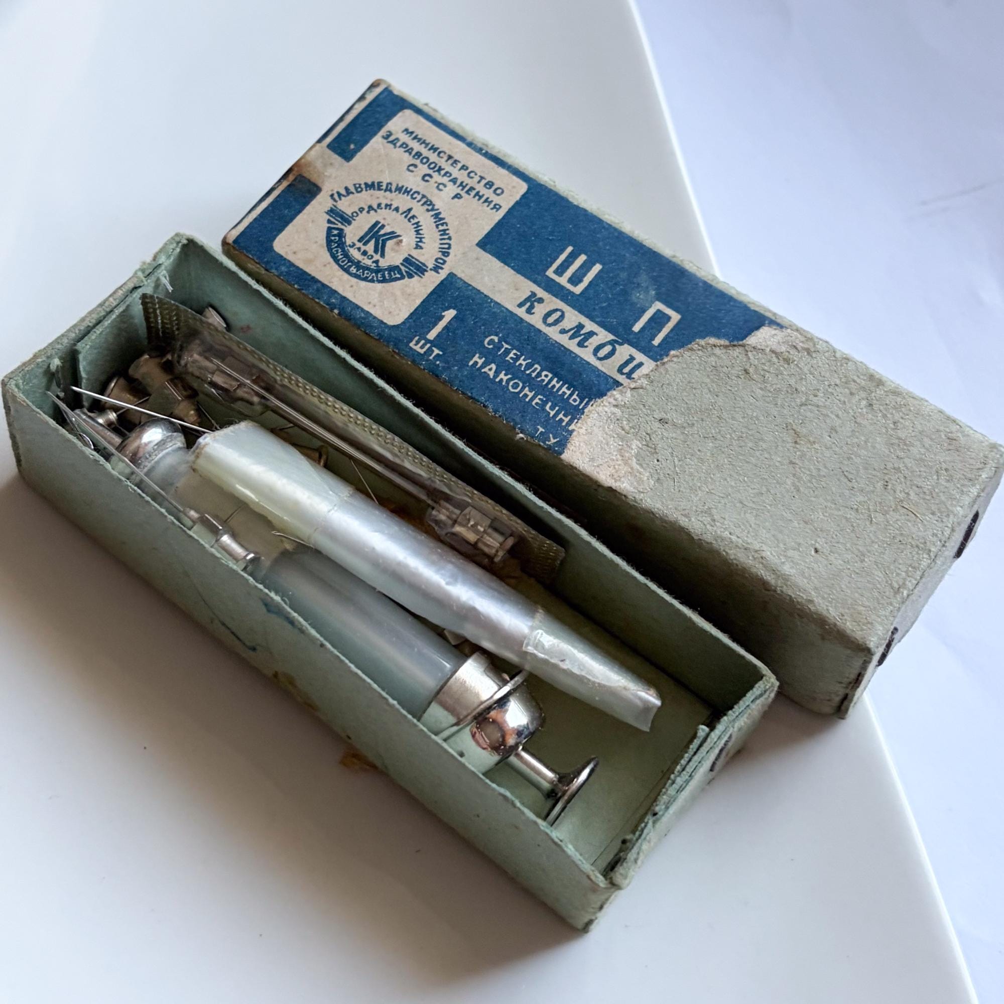 1940s glass syringe - Etsy 日本