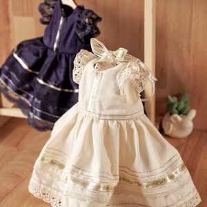 Bear or doll dress sewing pattern and photo tutorial