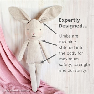 Bunny Doll With Clothes Sewing Pattern Bundle; Easy Photo-tutorial PDF ...