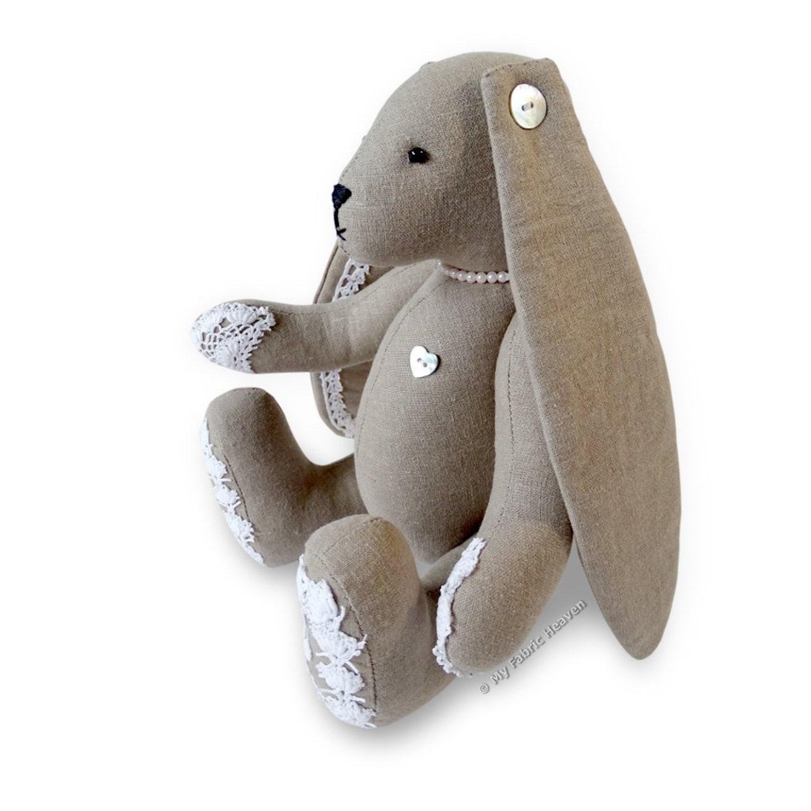 Lacy Bunny Memory Rabbit PDF Sewing PATTERN With EASY - Etsy UK