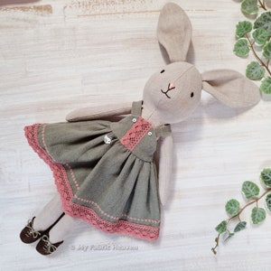 Bunny Doll With Clothes Sewing Pattern Bundle; Easy Photo-tutorial PDF ...