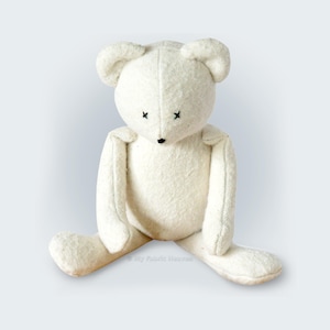 Teddy Bear Sewing Pattern Pdf, Nursery Soft Toy Sewing Pattern & Photo Tutorial Bitty Bear Pattern, Memory bear Pattern, Stuffie Pattern Pdf