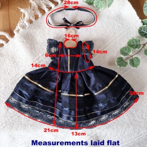 Bear or doll dress sewing pattern and photo tutorial