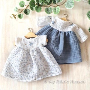 Doll Dress Sewing Pattern Photo Tutorial – With Sleeve Options (PDF)