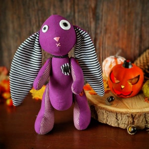 Gothic bunny, Halloween themed Sewing Pattern & photo tutorial