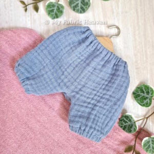 Doll's Shorts, Pants, Bloomers, EASY PDF sewing pattern for 40cm/16" soft toys & options for elasticated or straight legs - My Fabric Heaven