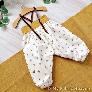 Doll Baggy Trousers with Straps - Boho Balloon Pants PDF PATTERN (16" Toy)