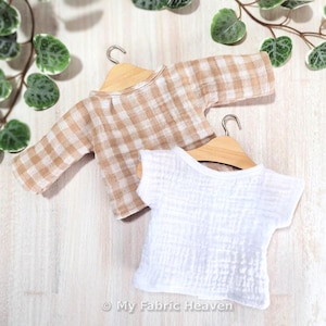 Dolls T-Shirt, Tunic top, blouse, blouse sewing pattern & photo tutorial