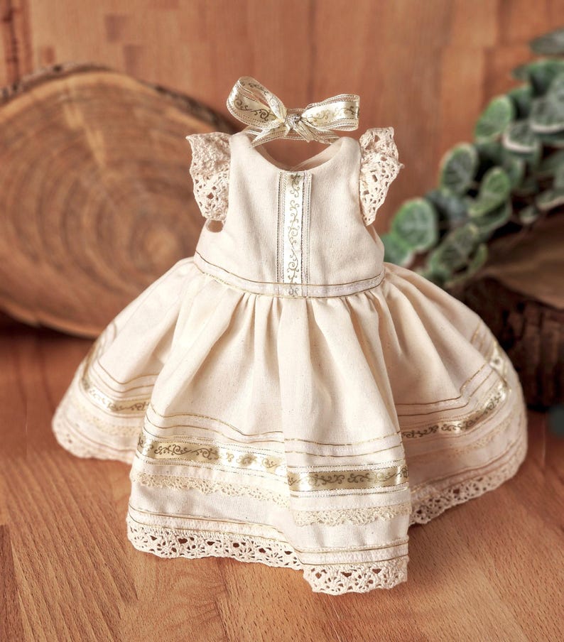 Bear or doll dress sewing pattern and photo tutorial