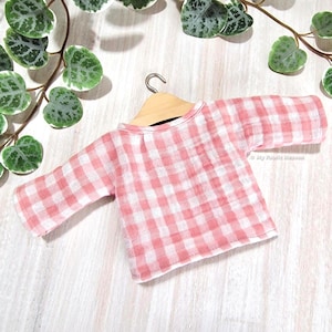 Doll's T-Shirt, Tunic Top, Blouse, Shirt, long or short sleeves, PDF sewing pattern for 40cm / 16" toys & photo tutorial by My Fabric Heaven