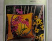 Wooly Lady Limited Edition Bloom Crazy Pillow Finished Size 16 Inches Square
